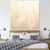 銀杏ビロバ植物抽象芸術グラフィックアート赤面 キャンバスプリント (インサイチュ (寝室))