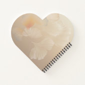 銀杏ビロバ植物抽象芸術グラフィックアート赤面 ノートブック (裏面)