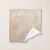 銀杏ビロバ植物抽象芸術グラフィックアート赤面 バスタオルセット (ウォッシュタオル)