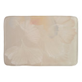 銀杏ビロバ植物抽象芸術グラフィックアート赤面 バスマット (正面)