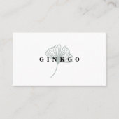 銀杏モダン葉 名刺 (正面)