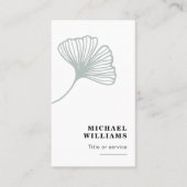 銀杏モダン葉 名刺 (正面)