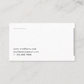 銀杏モダン葉 名刺 (裏面)