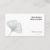 銀杏モダン葉 名刺 (正面)