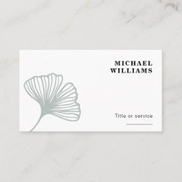 銀杏モダン葉 名刺