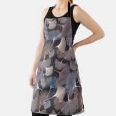 銀杏葉のエレガント柄。 エプロン (インサイチュ)