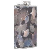 銀杏葉のエレガント柄。 フラスク (右)