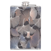 銀杏葉のエレガント柄。 フラスク (裏面)