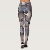 銀杏葉のエレガント柄。 レギンス (裏面)