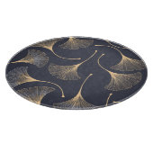 銀杏葉の継ぎ目なし花柄 カッティングボード (角)