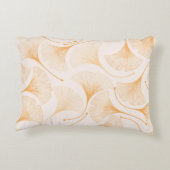 銀杏葉の花の継ぎ目。 アクセントクッション (裏面)