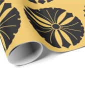 銀杏葉三本 ラッピングペーパー (ロールコーナー)