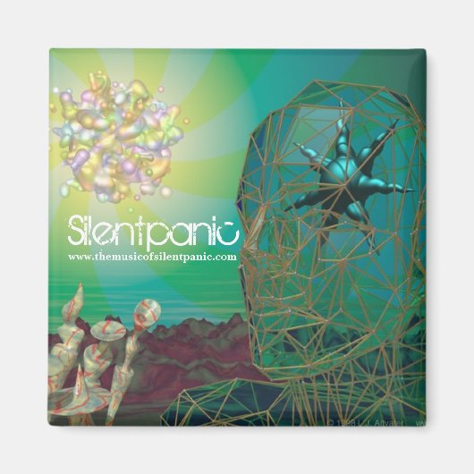 銀板磁石 マグネット (正面)