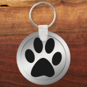 銀枠における黒前刷り キーホルダー (正面)