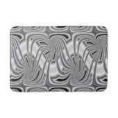 銀模様 バスマット (正面)