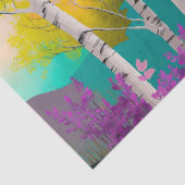 銀樺の木美しい木の切り離し紙 薄葉紙 (詳細)