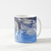 銀機 コーヒーマグカップ (正面右)