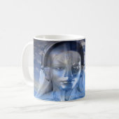 銀機 コーヒーマグカップ (正面左)