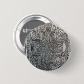 銀正正の宗教本メタルデコレーション 缶バッジ (正面&裏面)