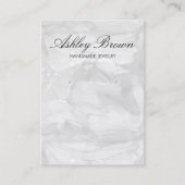 銀水彩手作りジュエリーイヤリングディスプレイ 名刺 (正面)
