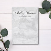 銀水彩手作りジュエリーイヤリングディスプレイ 名刺