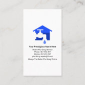 銀水配管系統の印象的 名刺 (裏面)