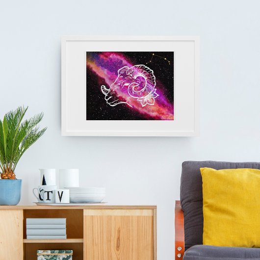銀河おひつじ座 星座 壁掛けアート ポスター