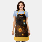 銀河ささやき エプロン (着用した状態)