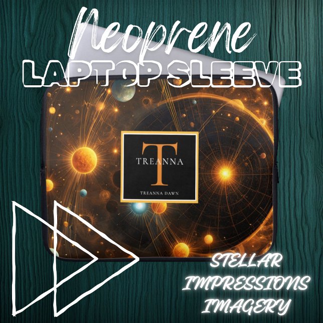 銀河ささやき ラップトップスリーブ (クリエイターアップロード済み)