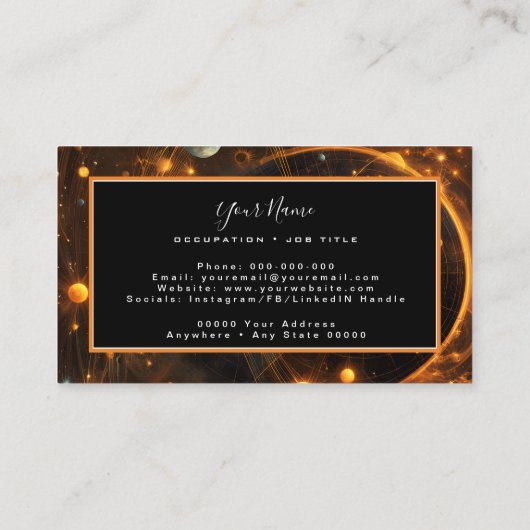 銀河ささやき 名刺 (裏面)