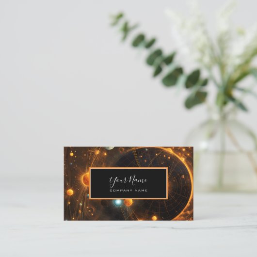 銀河ささやき 名刺 (スタンド正面)