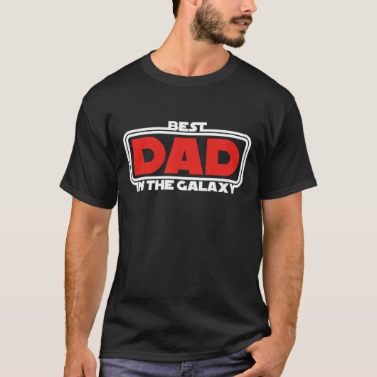 銀河で一番のパパ Tシャツ (正面)