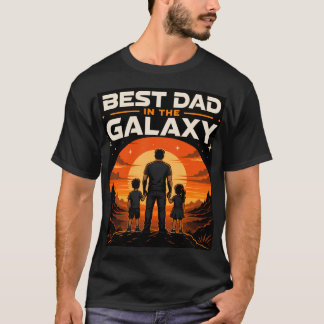 銀河で一番の父 father's day Tシャツ, 遠距離用s Tシャツ