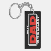 銀河で最高のパパ キーホルダー (正面左)