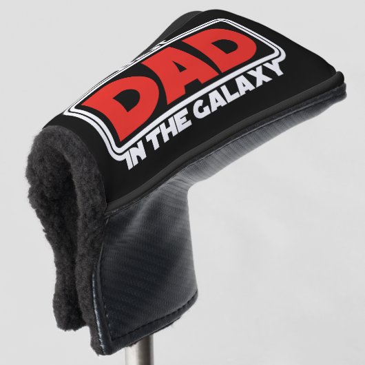 銀河で最高のパパ ゴルフヘッドカバー (3/4 正面)