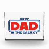 銀河で最高のパパ フォトブロック (正面)