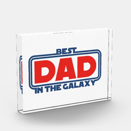 銀河で最高のパパ フォトブロック (左)