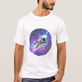 銀河に消えたTシャツ - 宇宙飛行士 宇宙Tシャツ Tシャツ