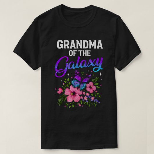 銀河のおばあちゃん Tシャツ (デザイン正面)