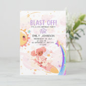 銀河のお祝い 招待状 (スタンド正面)