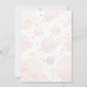 銀河のお祝い 招待状 (裏面)