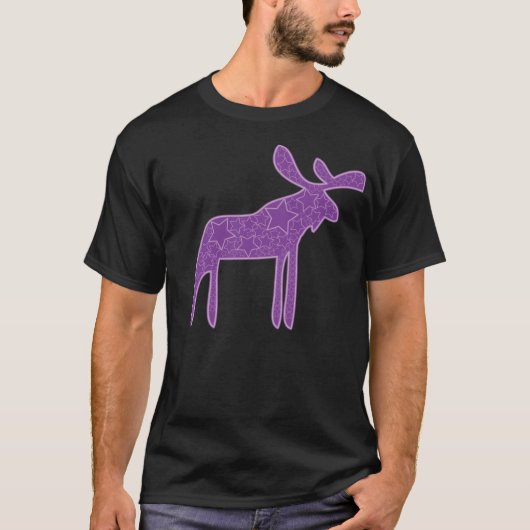 銀河のアメリカヘラジカ Tシャツ (正面)