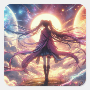 銀河のトワイライト:宇宙の囁き スクエアシール