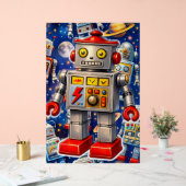 銀河のブリキロボット宇宙冒険 アクリルサイン (ウェディング)
