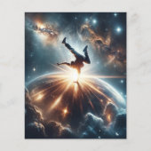 銀河のブレークダンス爆発深い宇宙 (正面)