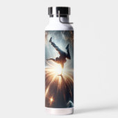 銀河のブレークダンス爆発深い宇宙 ウォーターボトル (左面)