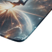 銀河のブレークダンス爆発深い宇宙 カッティングボード (角)