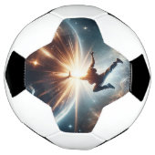 銀河のブレークダンス爆発深い宇宙 サッカーボール (回転)