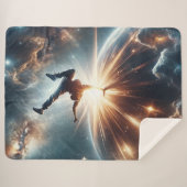 銀河のブレークダンス爆発深い宇宙 シェルパブランケット (正面(横))