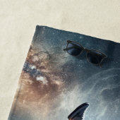 銀河のブレークダンス爆発深い宇宙 ビーチタオル (インサイチュ)